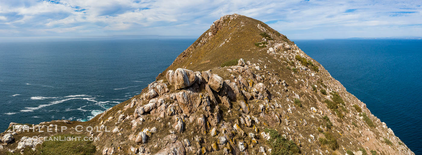 Summit Ridge of North Coronado Island, Baja California, Mexico., natural history stock photograph, photo id 36528