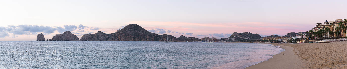 Sunrise on Medano Beach, on the coast of Cabo San Lucas, Mexico., natural history stock photograph, photo id 28957