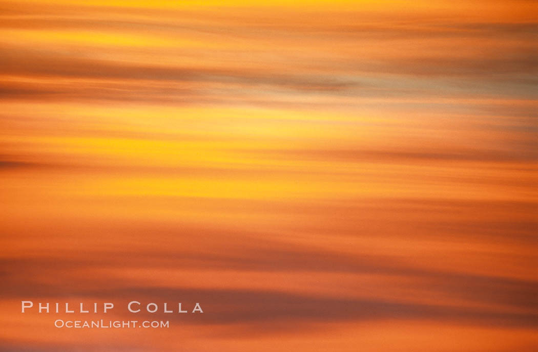 Clouds and sunlight. La Jolla, California, USA, natural history stock photograph, photo id 04817