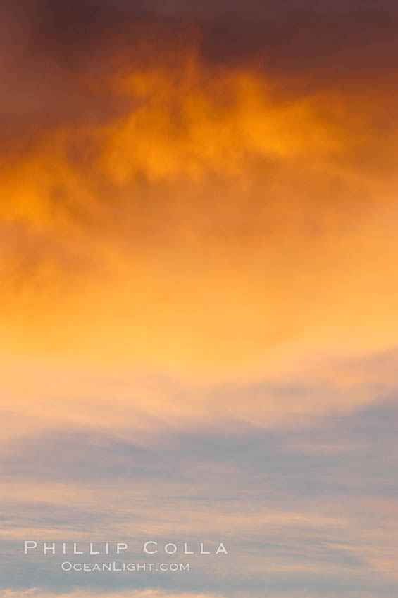 Clouds, sunrise., natural history stock photograph, photo id 06493