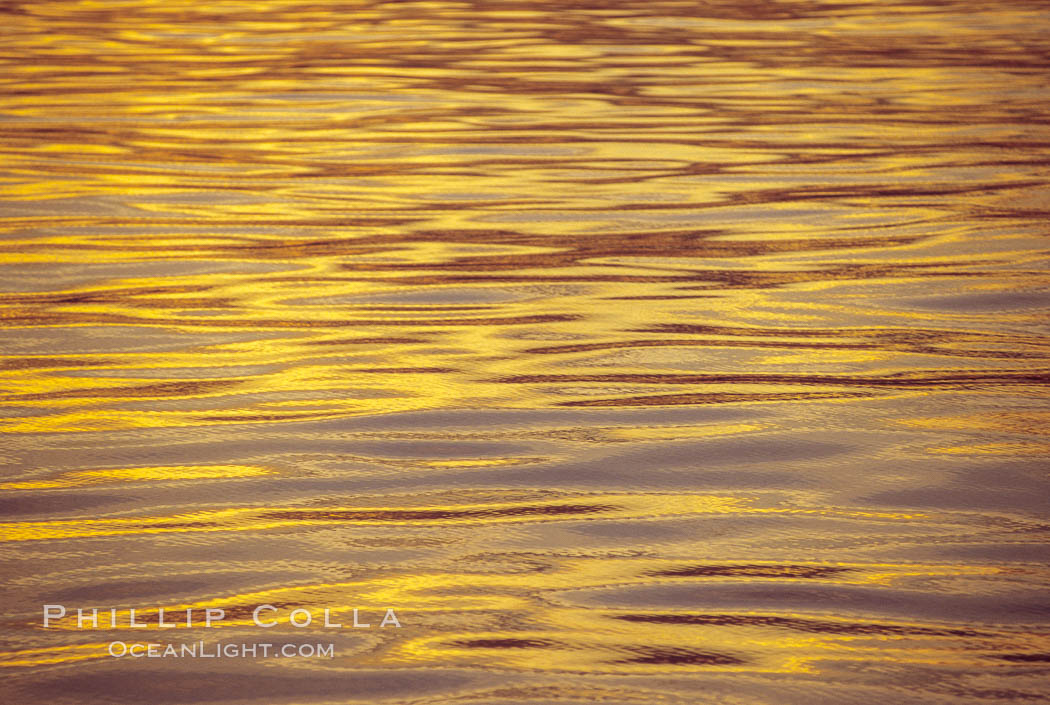 Sunset and water, Sea of Cortez., natural history stock photograph, photo id 00285