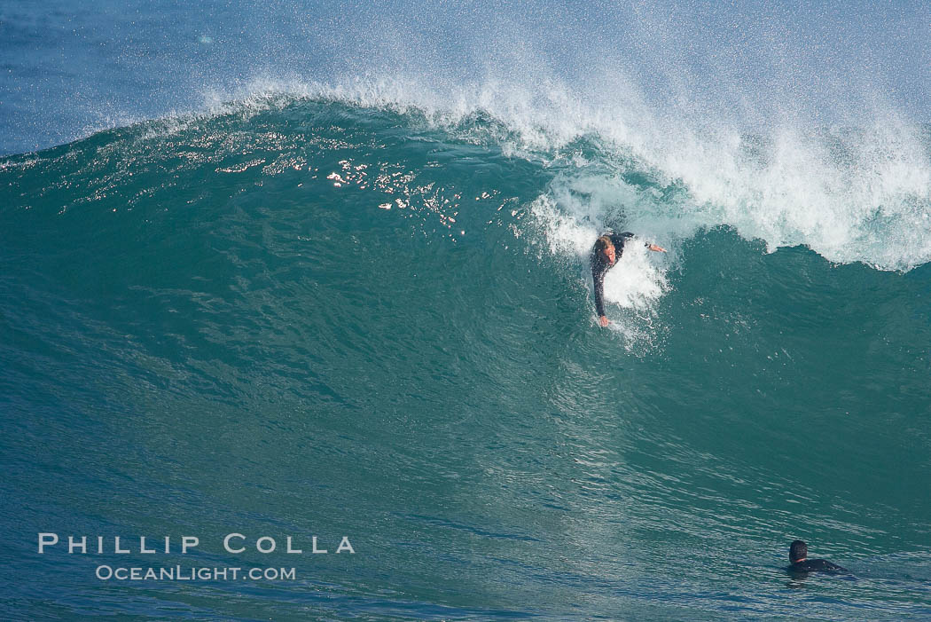 Boomer Beach, bodysurfing. La Jolla, California, USA, natural history stock photograph, photo id 18280