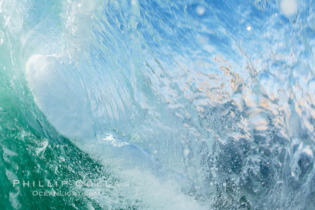 Afternoon tiny wave. Tabletop, Cardiff by the Sea, California, USA, natural history stock photograph, photo id 18975