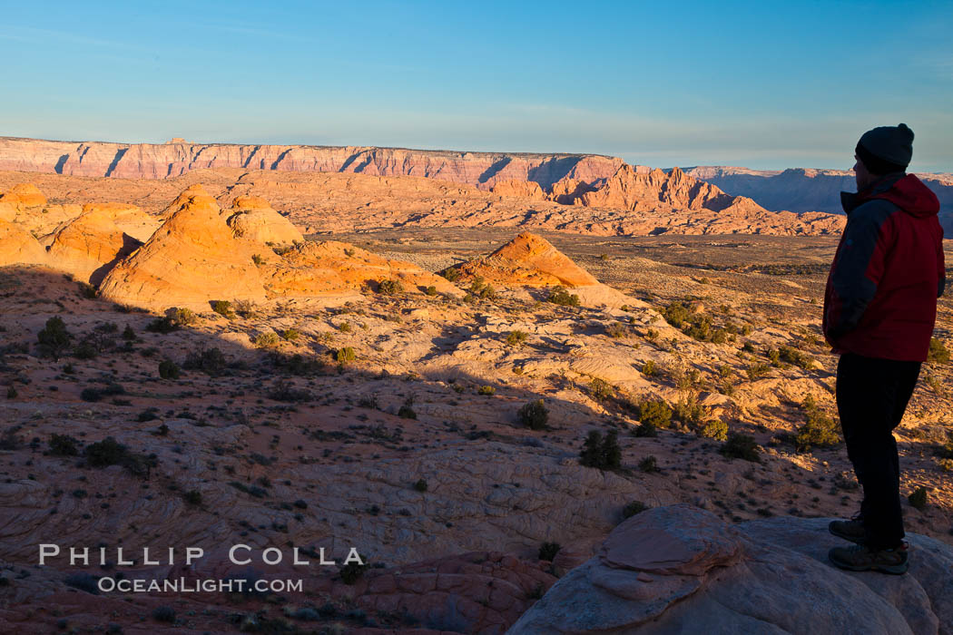 Teepee Rocks and Vermillion Cliffs at sunrise, Page, Arizona, #26627