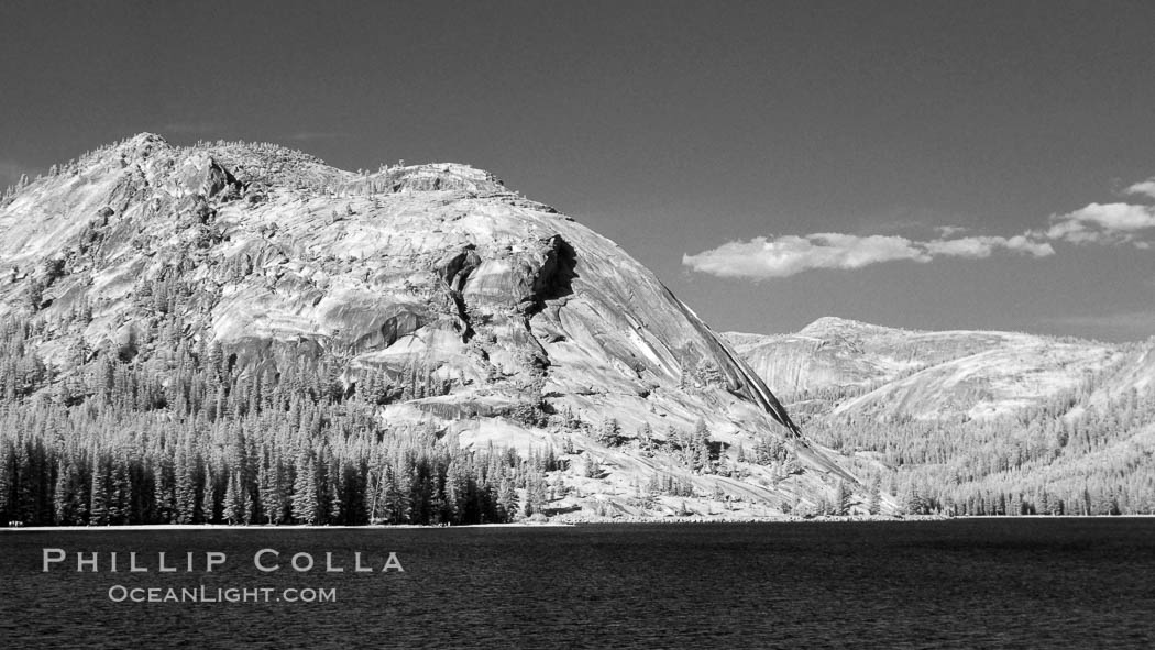 Tenaya Lake and Polly Dome., natural history stock photograph, photo id 23311