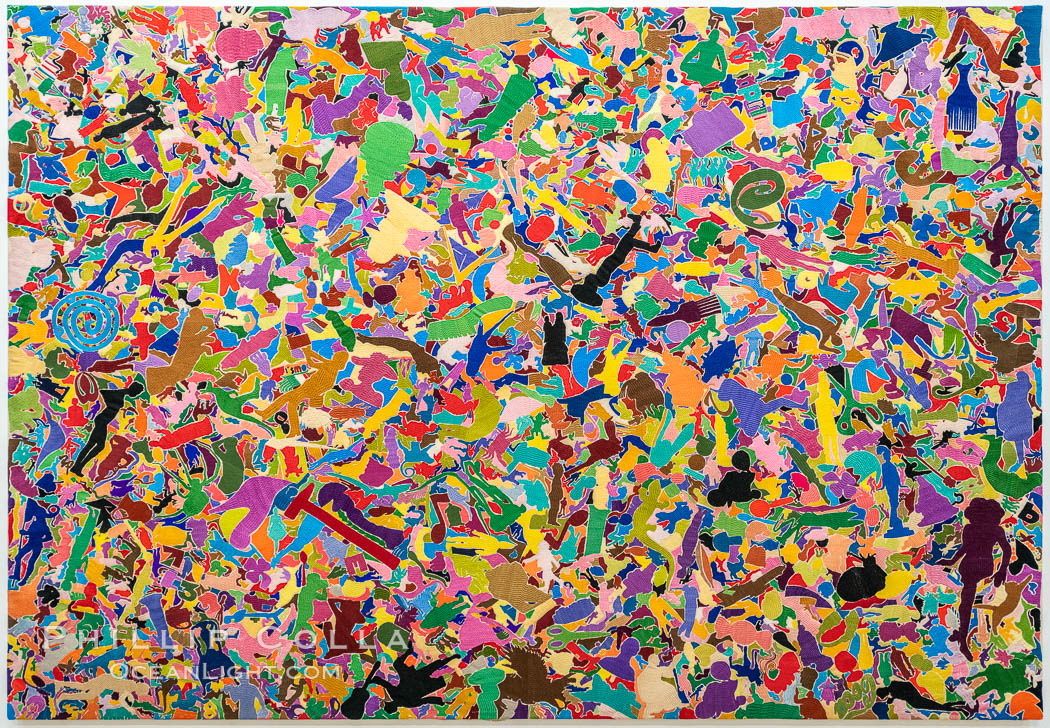 Tutto, Alighiero Boetti, 1987, Le Centre Pompidou. Paris. Musee National dArt Moderne, France, natural history stock photograph, photo id 35627