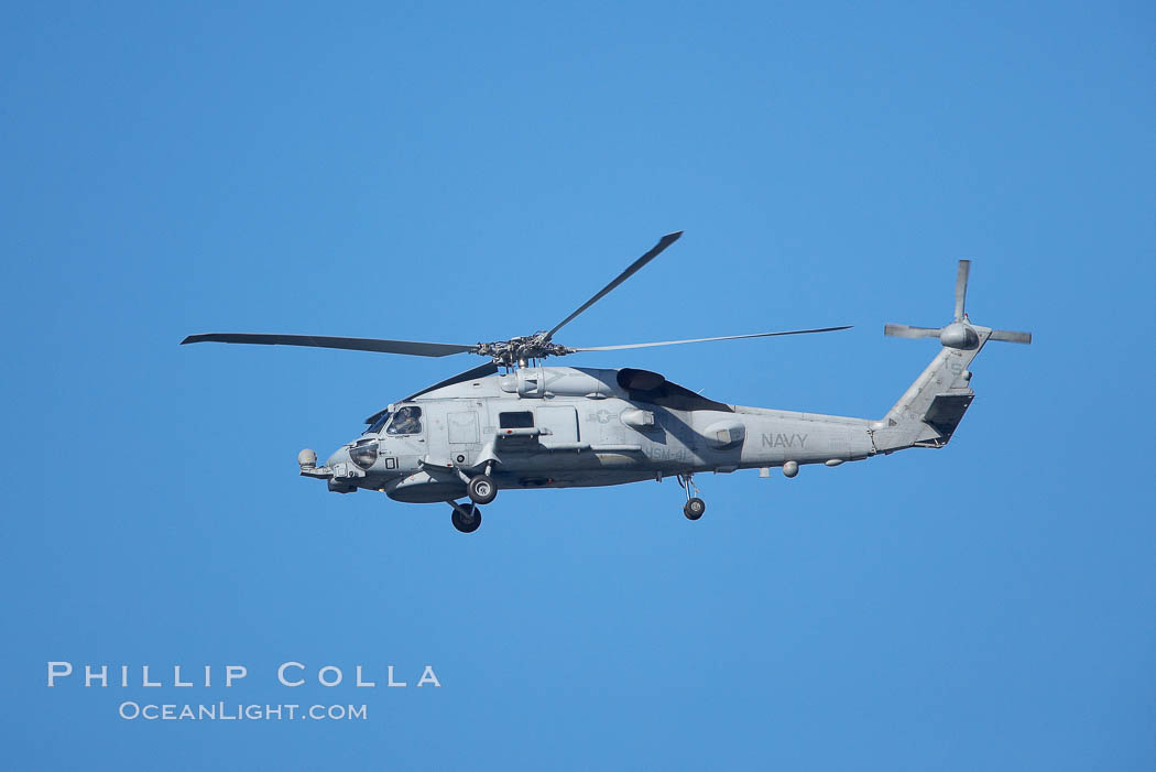 United States Navy helicopter in flight., natural history stock photograph, photo id 20344