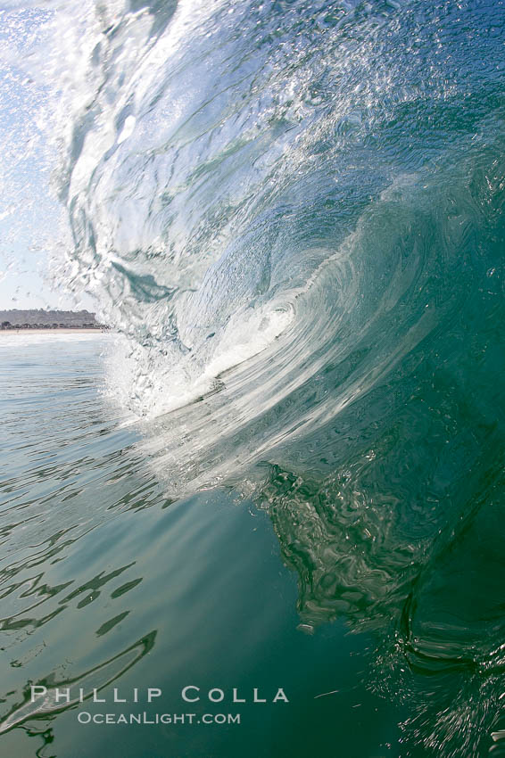 Dawn patrol morning surf, hollow wave., natural history stock photograph, photo id 20809