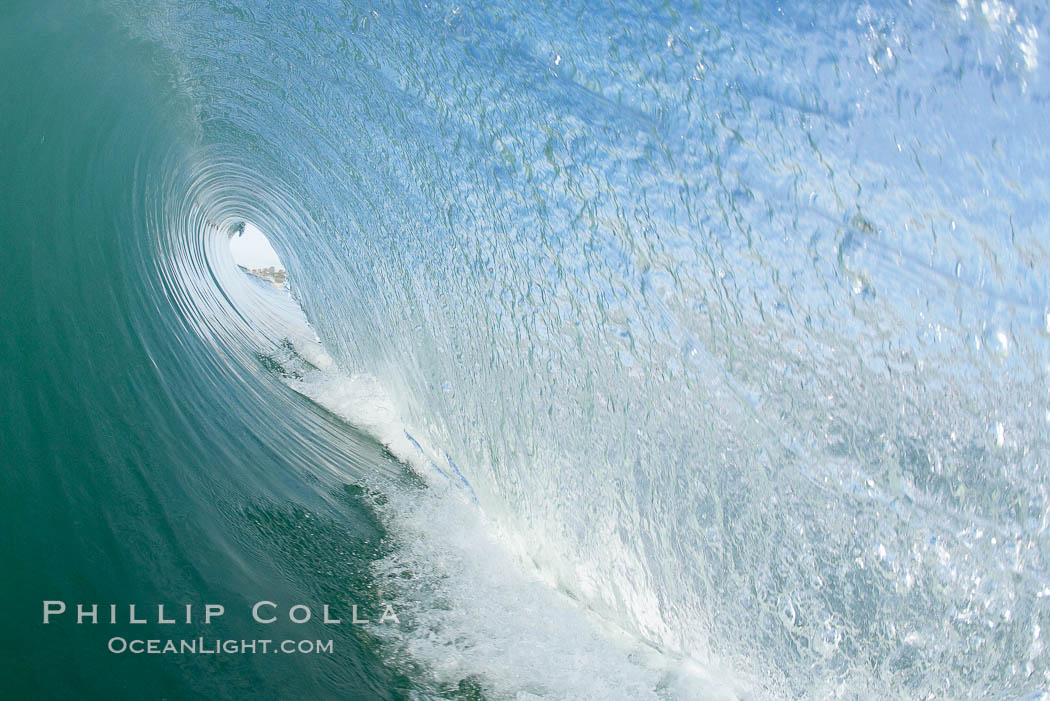 Cardiff, morning surf. Cardiff by the Sea, California, USA, natural history stock photograph, photo id 17894