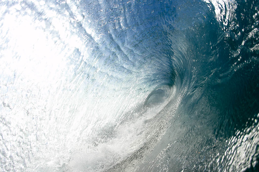 Cardiff-by-the-Sea, morning surf, breaking wave., natural history stock photograph, photo id 19511
