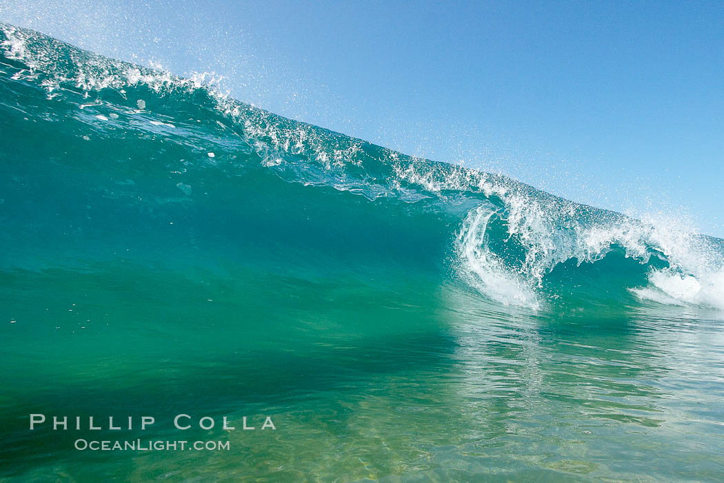 Tropical-looking summer water, the Wedge. The Wedge, Newport Beach, California, USA, natural history stock photograph, photo id 16987