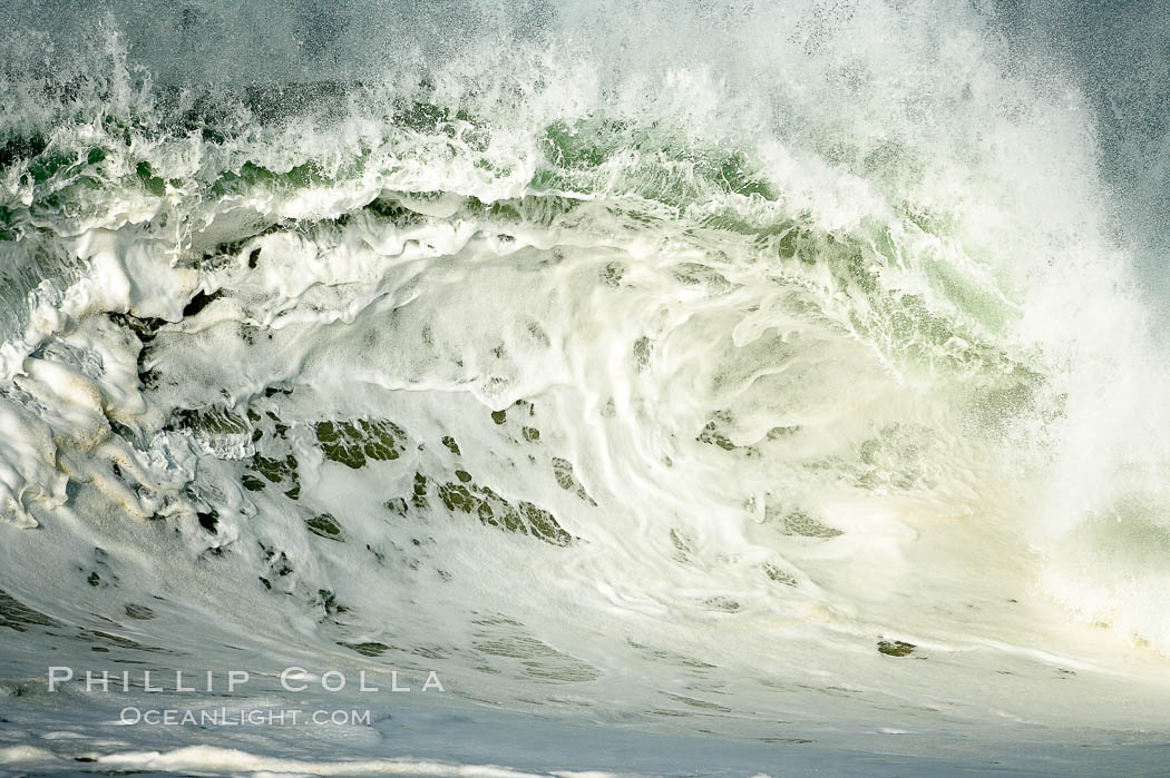 Ugly wave, the Wedge. The Wedge, Newport Beach, California, USA, natural history stock photograph, photo id 18712