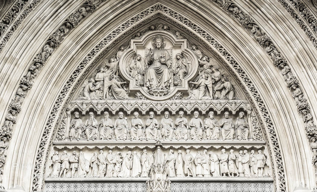 Westminster Abbey. London, United Kingdom, natural history stock photograph, photo id 28275