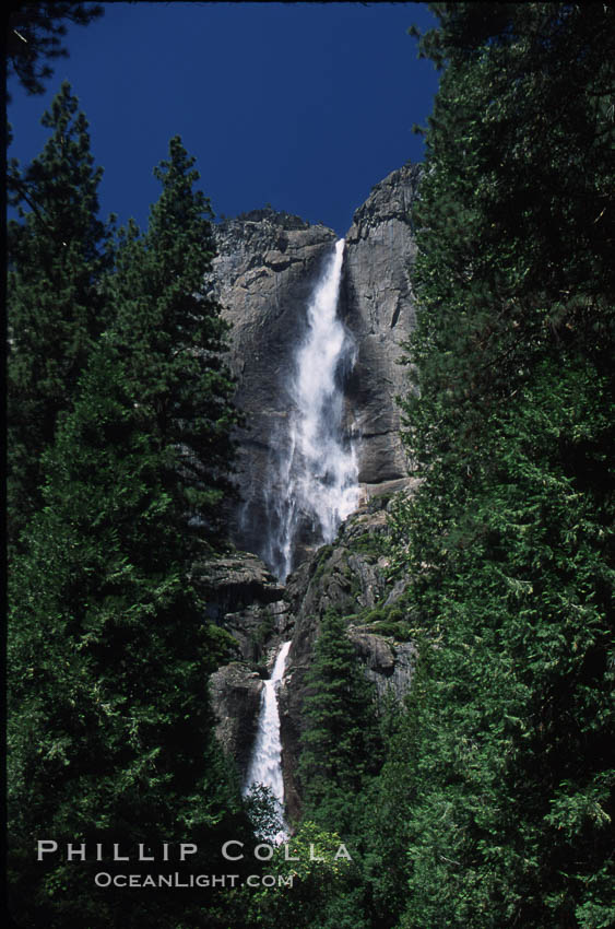 Yosemite Falls. Yosemite National Park, California, USA, natural history stock photograph, photo id 04630