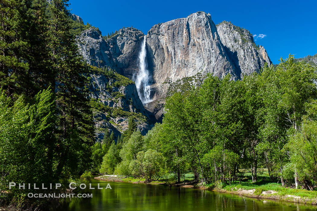 Yosemite Falls, Yosemite National Park., natural history stock photograph, photo id 09217