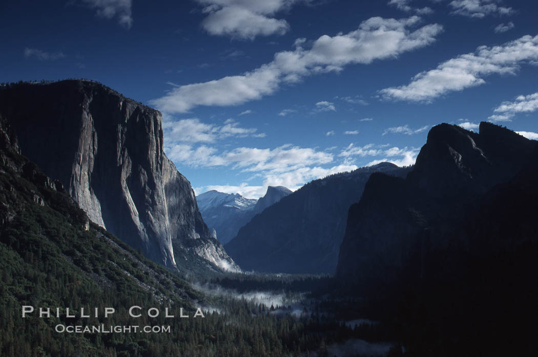 Yosemite Valley. Yosemite National Park, California, USA, natural history stock photograph, photo id 05419